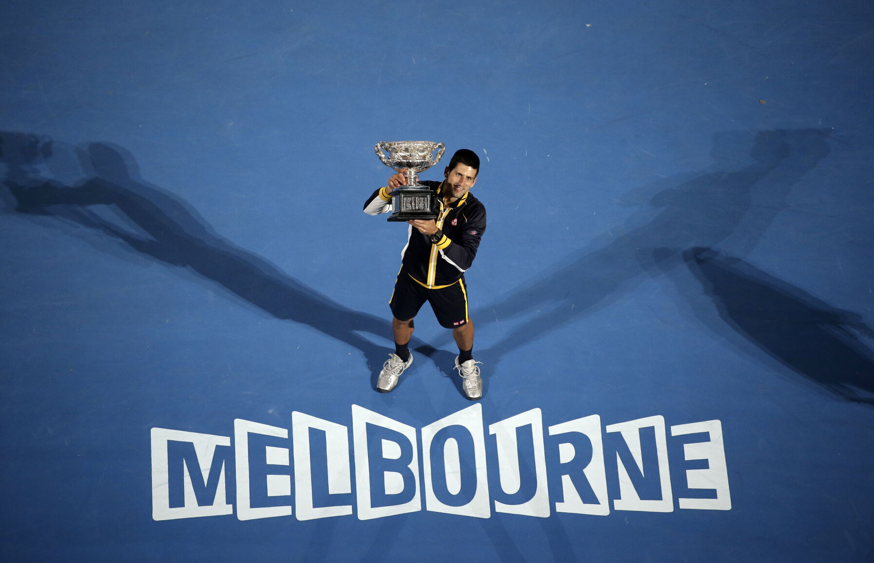 2013: Novak Djokovic becomes first man in Open era to win three consecutive Australian Open titles